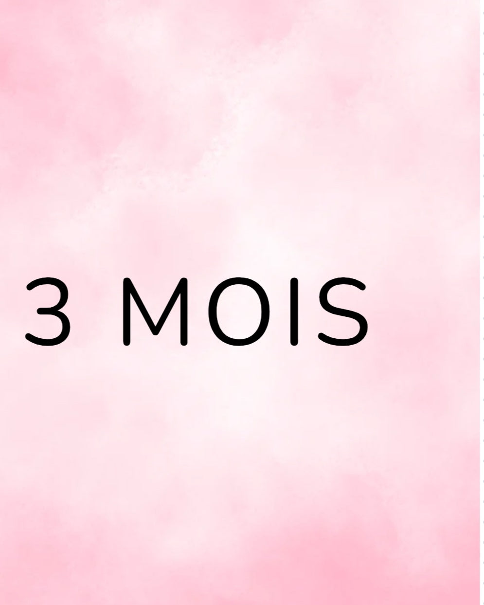 3 mois / filles