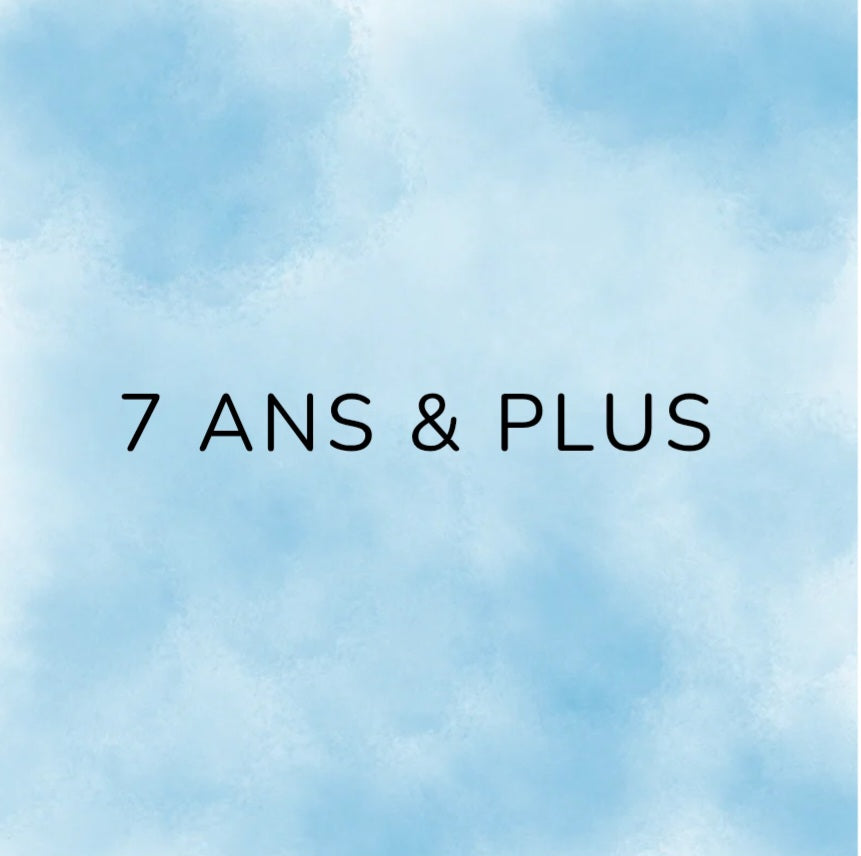 7 ans et +  - garcons