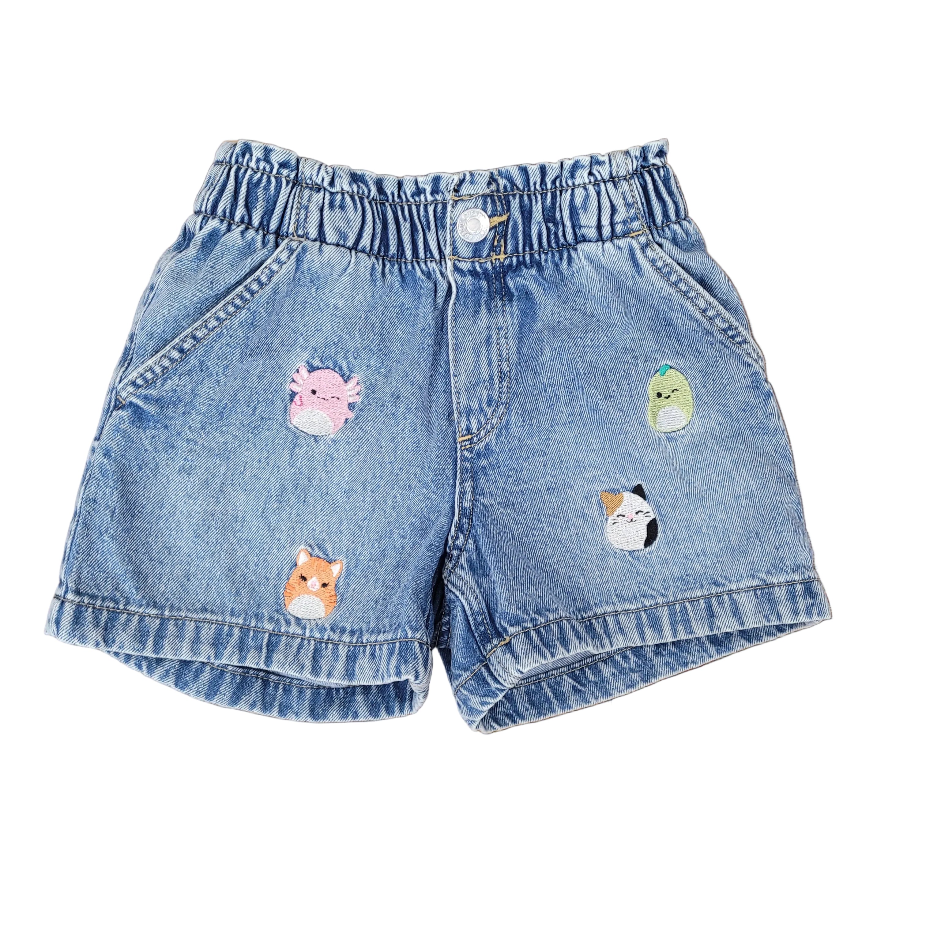 H&M - short jeans - 6/7 ans