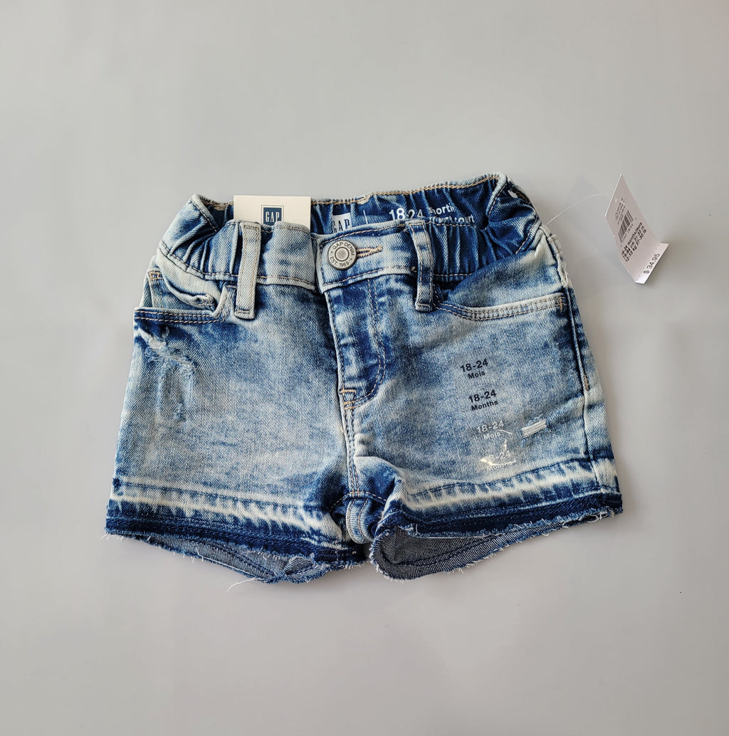 Neuf* Gap - short jeans - 18/24 mois