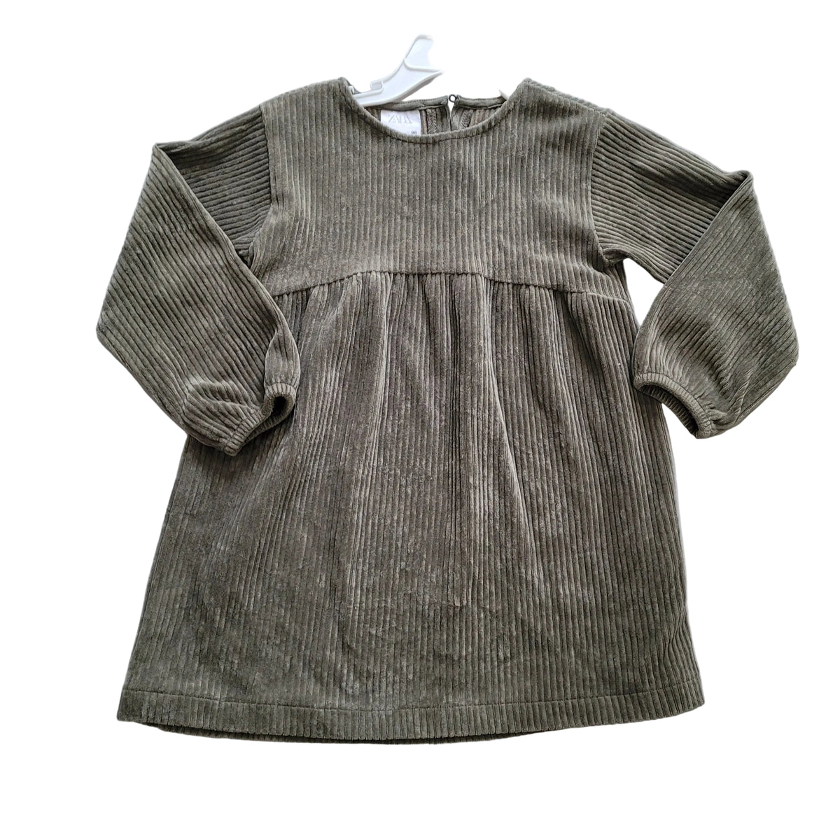Zara - robe côtelé - 2/3 ans